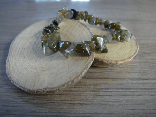Bracelet élastique en pierre naturelle baroque – Image 19
