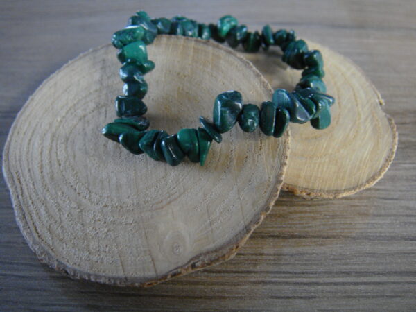 Bracelet élastique en pierre naturelle baroque – Image 25
