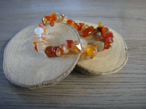 Bracelet élastique en pierre naturelle baroque – Image 11