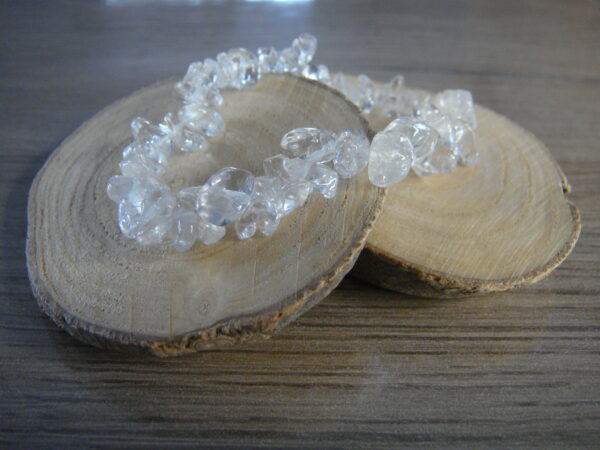 Bracelet élastique en pierre naturelle baroque – Image 13