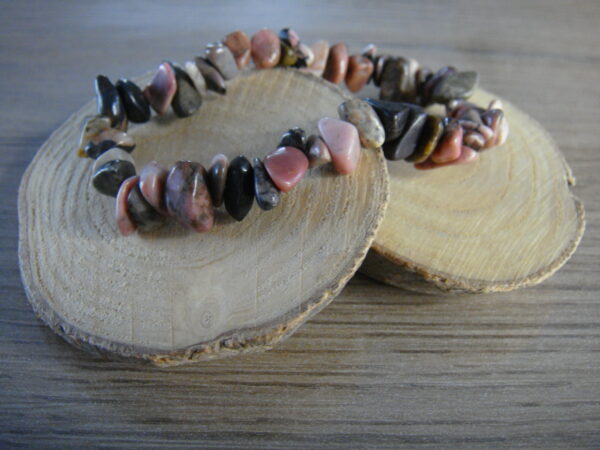 Bracelet élastique en pierre naturelle baroque – Image 43