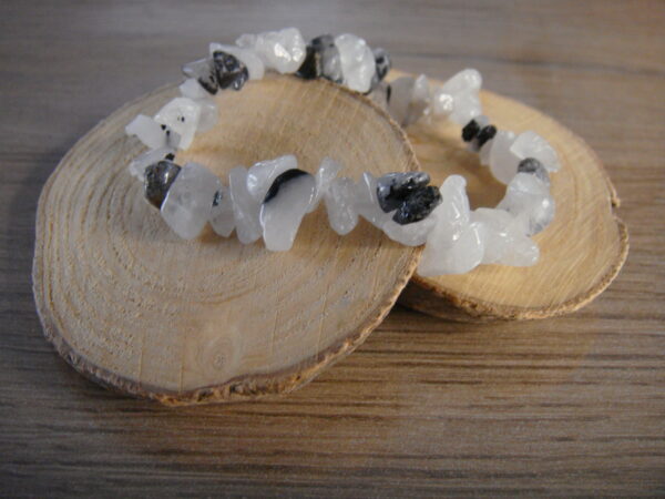 Bracelet élastique en pierre naturelle baroque – Image 39