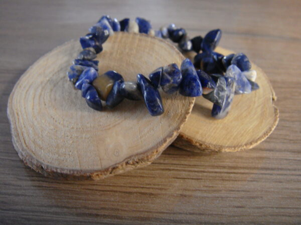Bracelet élastique en pierre naturelle baroque – Image 47