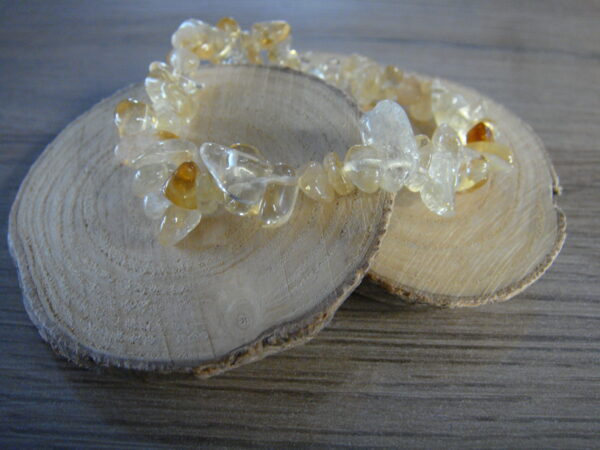 Bracelet élastique en pierre naturelle baroque – Image 10