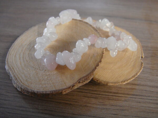 Bracelet élastique en pierre naturelle baroque – Image 41