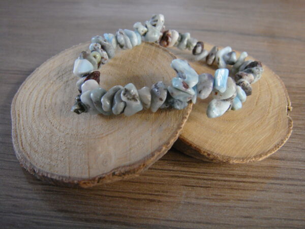 Bracelet élastique en pierre naturelle baroque – Image 23