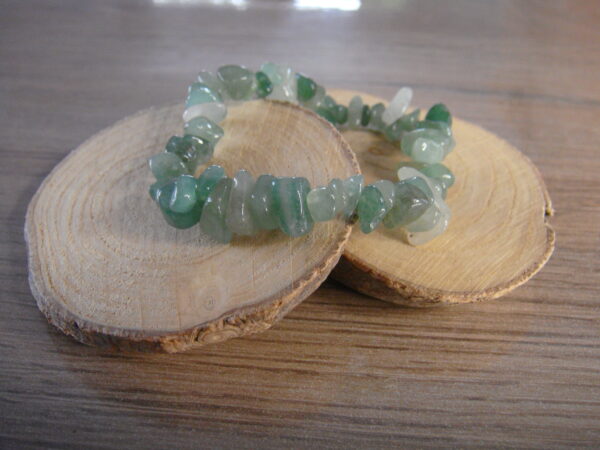 Bracelet élastique en pierre naturelle baroque – Image 6