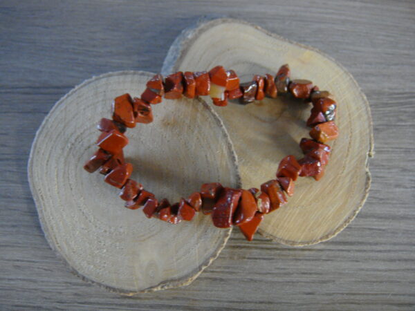 Bracelet élastique en pierre naturelle baroque – Image 17