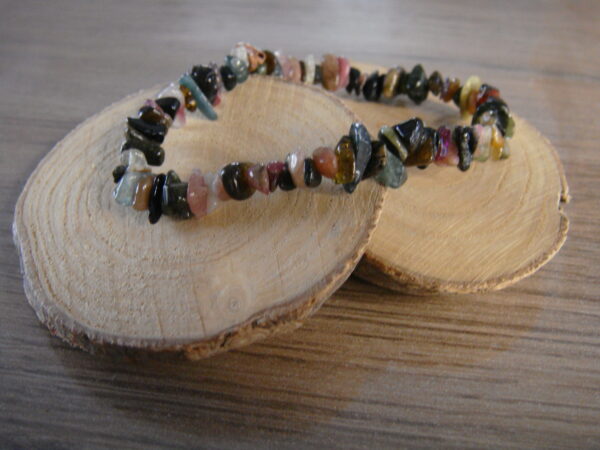 Bracelet élastique en pierre naturelle baroque – Image 51