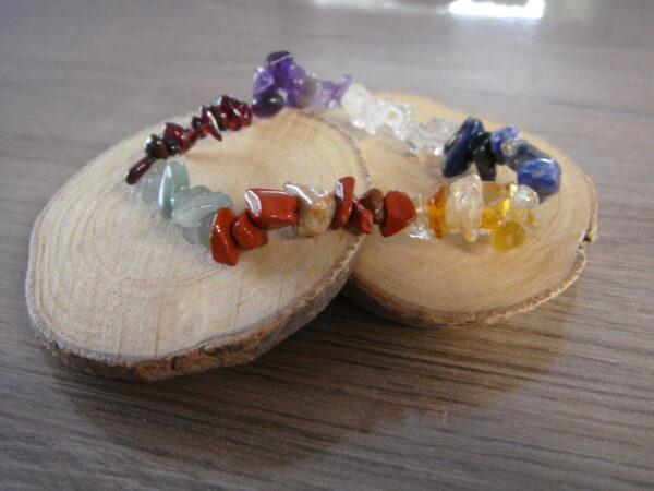Bracelet élastique en pierre naturelle baroque – Image 45