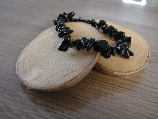 Bracelet élastique en pierre naturelle baroque – Image 31