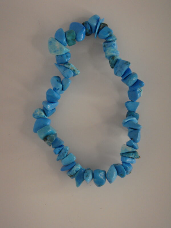 Bracelet élastique en pierre naturelle baroque – Image 54