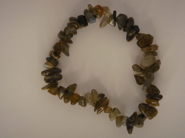 Bracelet élastique en pierre naturelle baroque – Image 20
