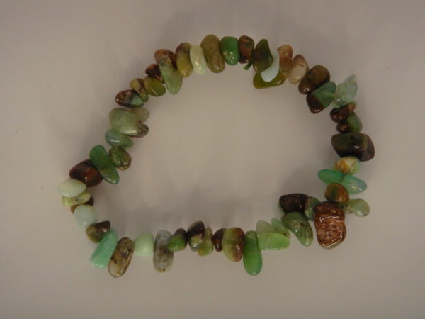 Bracelet élastique en pierre naturelle baroque – Image 9