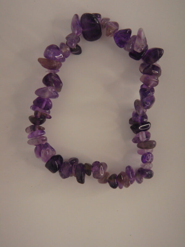 Bracelet élastique en pierre naturelle baroque – Image 5