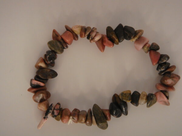 Bracelet élastique en pierre naturelle baroque – Image 44