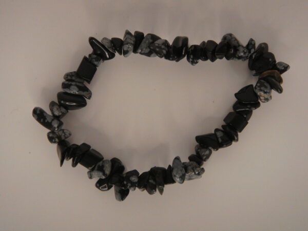 Bracelet élastique en pierre naturelle baroque – Image 28