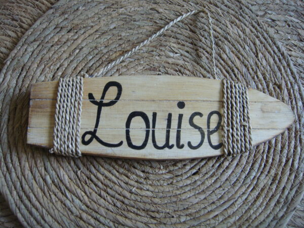 Déco planche de Surf vierge personnalisable en bois 30 cm – Image 5
