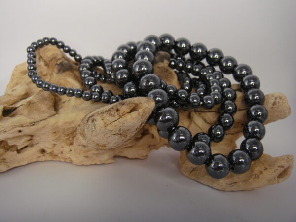 Bracelet élastique en pierre d'Hématite