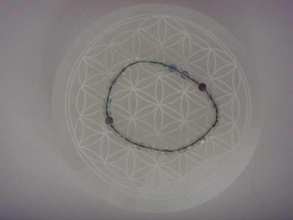 Bracelet élastique en pierre de Fluorite – Image 6