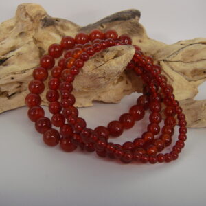 Bracelet élastique en pierre de Cornaline