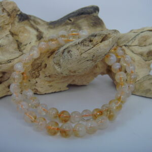 Bracelet élastique en pierre de Citrine