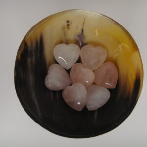 Coeur en Quartz rose
