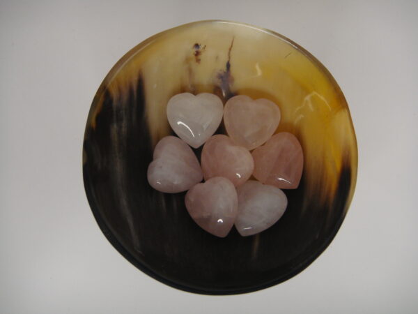 Coeur en Quartz rose