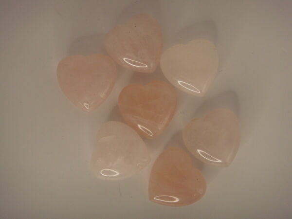Coeur en Quartz rose – Image 3