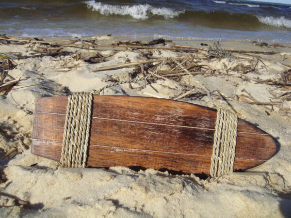 Déco planche de Surf vierge personnalisable en bois 30 cm – Image 2