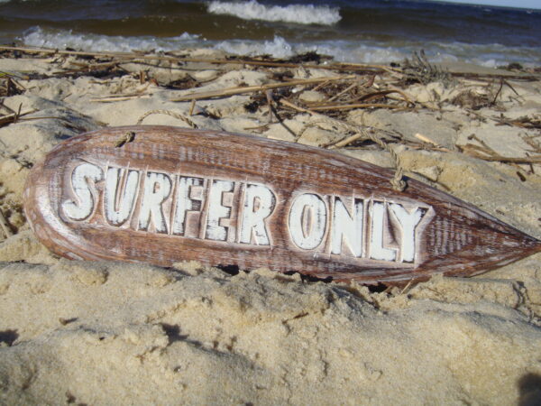 Déco planche de surf en bois 30cm – Image 4