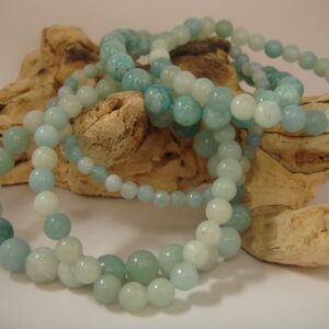 Bracelet élastique en pierre d'Amazonite