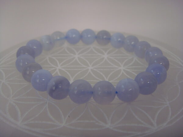 Bracelet élastique en pierre d'Agate – Image 2