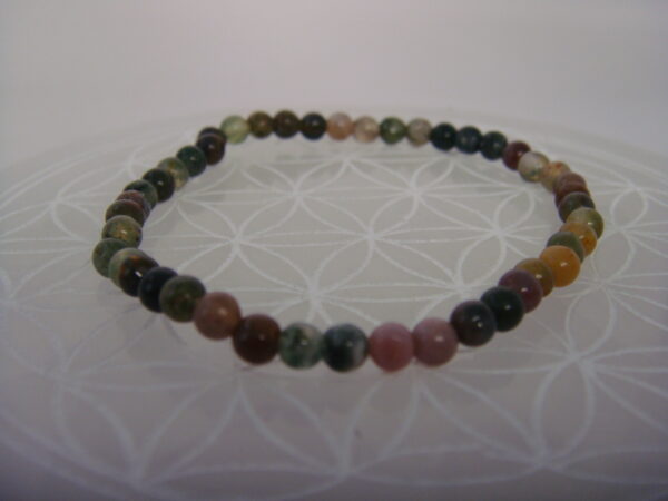 Bracelet élastique en pierre d'Agate – Image 10
