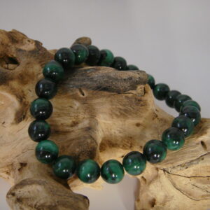 Bracelet élastique en pierre de Malachite