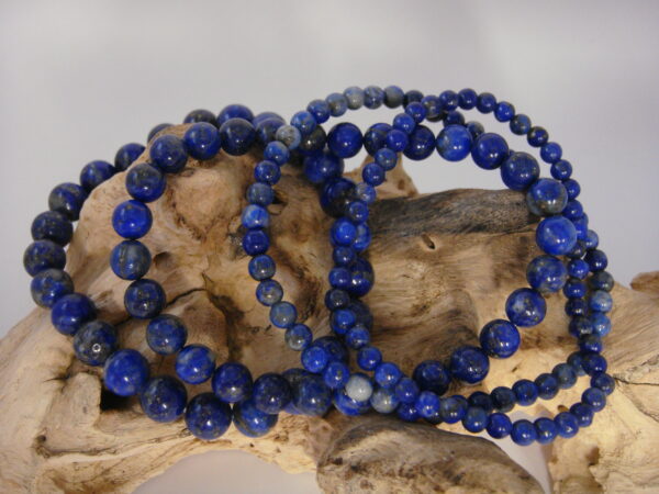 Bracelet élastique en pierre de Lapis Lazuli
