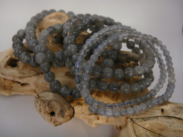Bracelet élastique en pierre de Labradorite