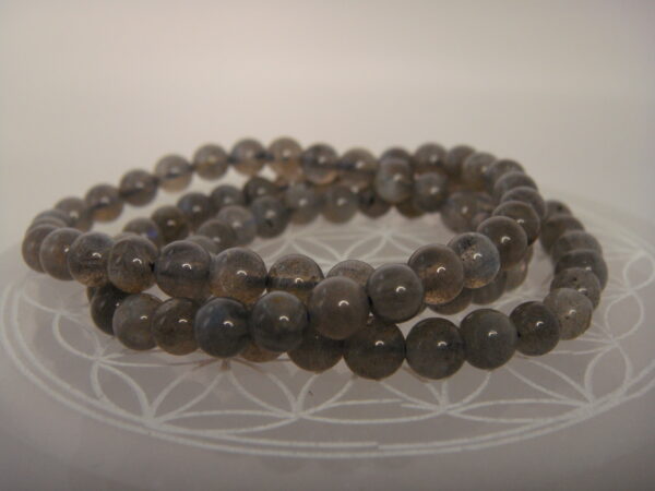 Bracelet élastique en pierre de Labradorite – Image 3