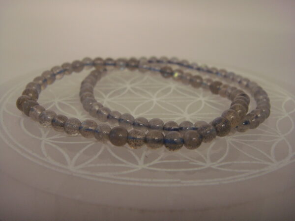 Bracelet élastique en pierre de Labradorite – Image 4