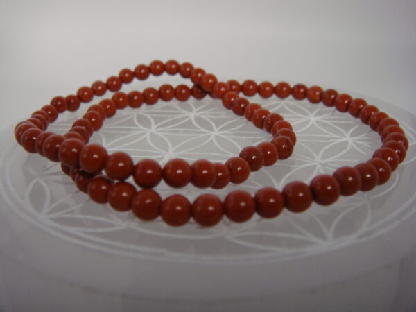 Bracelet élastique en pierre de Jaspe – Image 4