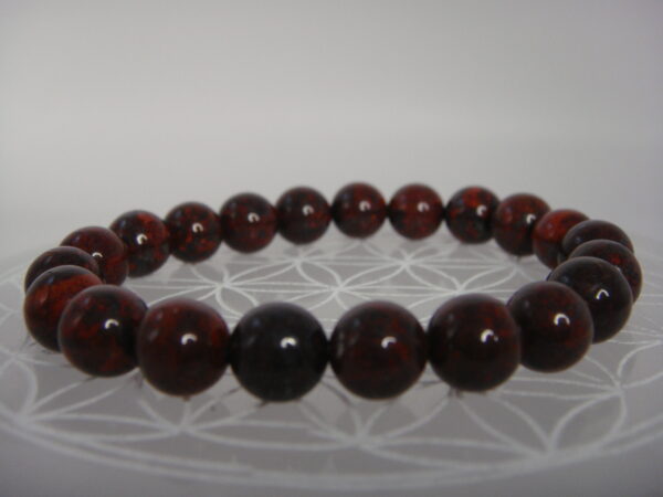 Bracelet élastique en pierre de Jaspe – Image 5