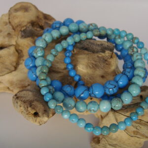 Bracelet élastique en pierre de Turkénite