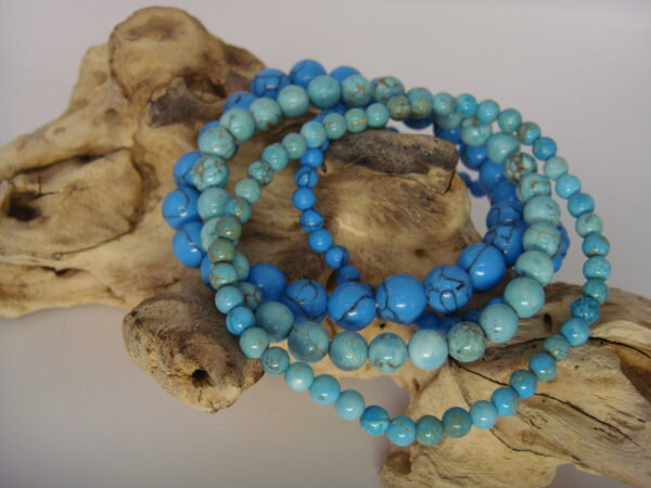 Bracelet élastique en pierre de Turkénite