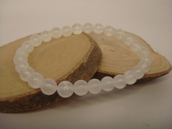 Bracelet élastique en pierre de Lune – Image 2