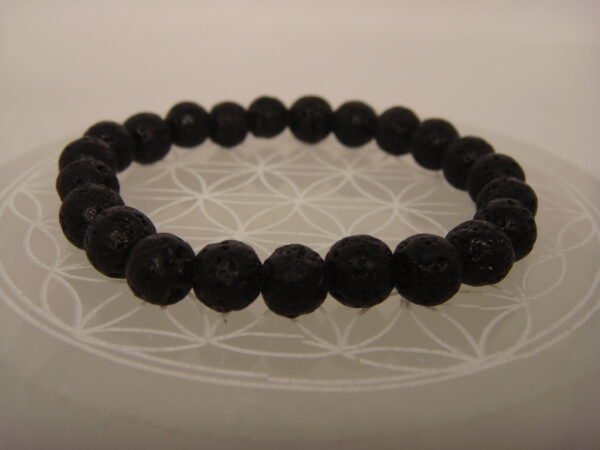 Bracelet élastique en pierre de Lave – Image 3