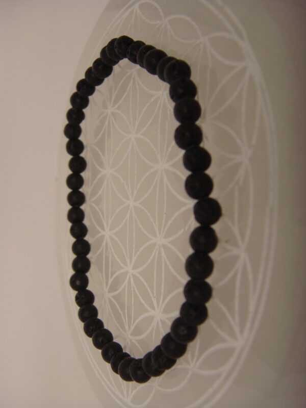Bracelet élastique en pierre de Lave – Image 5