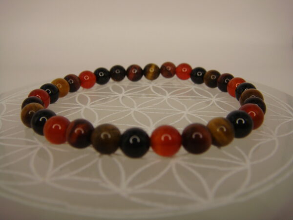 Bracelet élastique multipierres boules 6mm – Image 3