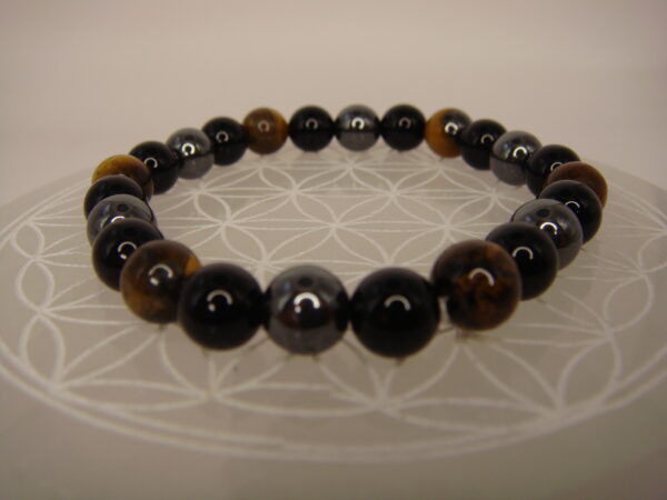 Bracelet élastique multipierres boules 8mm – Image 4