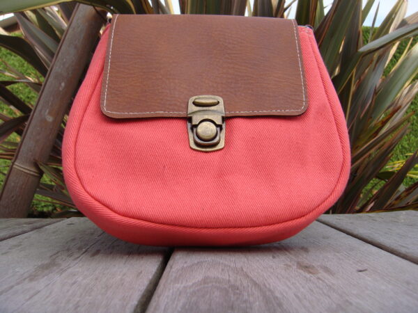 Sac à main en tissu & simili cuir