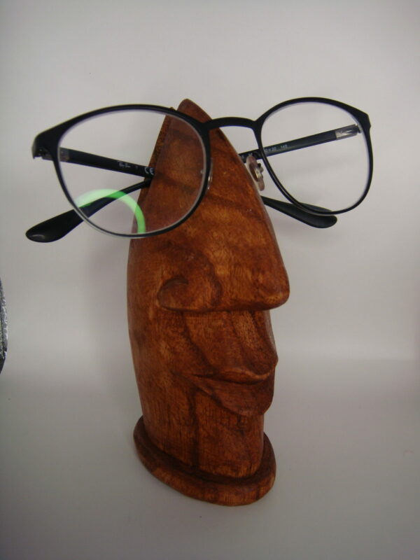 Porte-lunettes en bois en forme de nez – Image 3